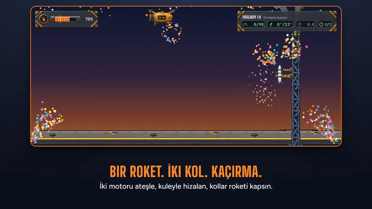 Catchyard: Uzay Roket Oyunu ekran görüntüsü 1